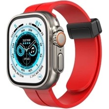 Pileli Store Newface Apple Watch 38MM KR412 Elegance Stylısh Kordon - Kırmızı