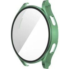 Pileli Store Newface Watch 5 44MM Wall Camlı Kasa Ekran Koruyucu - Koyu Yeşil