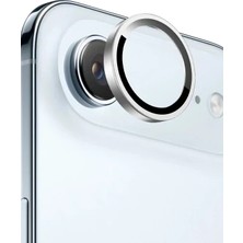 Pileli Store Keephone Apple iPhone 17 Air Bright Pvd Metal Kamera Lens - Gümüş