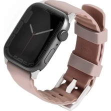 Pileli Store Uniq Apple Watch 41MM Linus Airosoft Silikon Kordon - Pembe