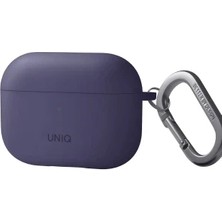 Pileli Store Uniq Apple Airpods Pro 2 (2.nesil) Nexo Silikon Kılıf - Siyah