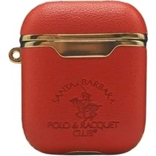 Pileli Store Santa Barbara Polo Racquet Club Apple Airpods 2 (2.nesil) Amaury Kılıf - Kırmızı