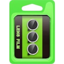 Pileli Store Newface Samsung Galaxy S25 Fe Raze Metal Kamera Lens - Gümüş