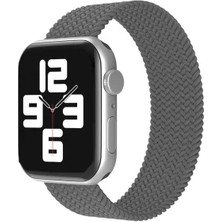 Pileli Store Newface Apple Watch 38MM Ayarlı Solo Silikon Kordon - Gri