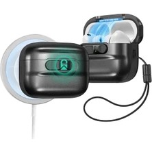 Pileli Store Esr Apple Airpods Pro 3 (3.nesil) Pulse Flicklock Magsafe Şarj Destekli Kilitli Kılıf - Siyah