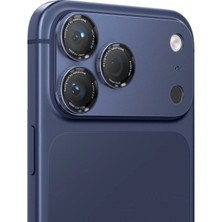 Pileli Store Keephone Apple iPhone 17 Pro Max Axion Kamera Lens Koruyucu - Lacivert