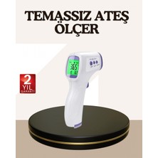 Pileli Store Kızılötesi Alından Temassız Ateş Ölçer Akıllı Sesli Uyarı