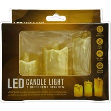 3'li LED Mum