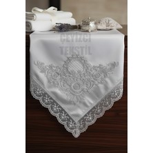 Fransız Dantelli, Çeyizlik Bohça Kahverengi