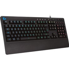 Esranın Dünyası Logitech G G213 Rgb Kablolu Oyuncu Klavyesi, Lıghtsync Teknolojisi, Sıvı Dökülmesine Dayanıklı, Özel Medya Denetimleri, Türkçe Q Klavye, Siyah