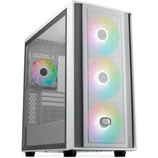 Esranın Dünyası Cooler Master Masterbox 600 – E-Atx Airflow Muhafazası Back-Connect-Mb ve 420 mm Radyatör Uyumlu, 3 x 140 mm & 1 x 120 mm Argb-Pwm Fan Önceden Yüklenmiş, Sertleştirilmiş Cam Duvar, USB 3.2 Gen 2x2 Tip