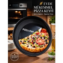 31 cm Yanmaz Yapışmaz Teflon Pizza Tepsisi