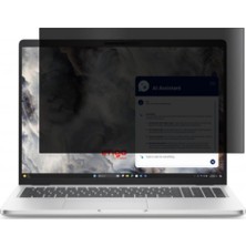 Engo Dell Pro 16 Plus PB16250 16 Inç Ile Uyumlu Hayalet Ekran Koruyucu Notebook, Yandan Görünmeyen Anti-Spy Gizlilik (Privacy) Laptop Koruması, 9h Temperli Nano Kırılmaz Esnek Cam, Parlama Önleyici