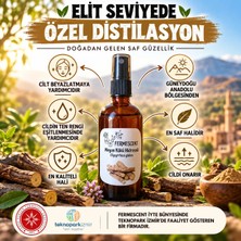 Fermescent Meyan Kökü Hidrosolü Vegan Cilt Lekeleri İçin 100 ml Tüm Cilt Tiplerine Uygun Beyazlatma Etkisi