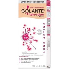 Esranın Dünyası Solante Tele-Rubor Tinted Sun Care Lotion Spf 50+150ML Kızarıklık Önleyici Renkli Güneş Losyonu