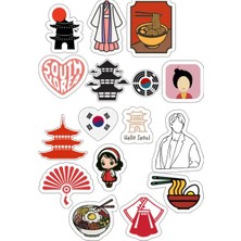Nesse Tasarım Kore Sticker Seti 1