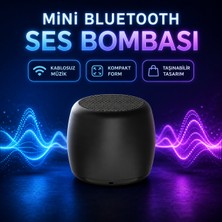 Rey Point Şarjlı Mini Kablosuz Taşınabilir Bluetooth Ses Bombası