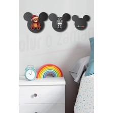 Olur O Zaman Dekoratif Mickey Mouse Çocuk Odası Duvar Rafı