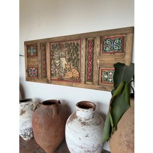 Ahşabın Ruhu Ahşap Oyma Panel-Yatak Başlığı- 65 X160CM