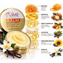 Podo Lime Kozmetik %100 Doğal Arı Balmumu & Argan Yağlı Topuk Çatlak Balmı – Yağlı His Yok, Vanilya Kokulu, 1 Haftada Bebek Gibi Yumuşak Ayaklar!