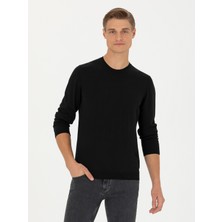 Cacharel Black Slim Fit Sweater