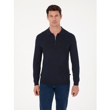 Cacharel Navy Regular Fit Sweater