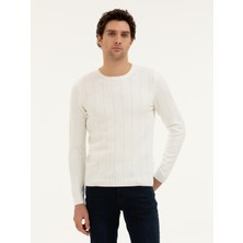 Cacharel Ecru Regular Fit Sweater