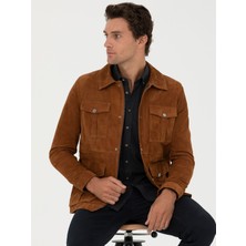 Cacharel Tan Leather Jacket
