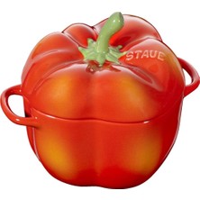 Staub Ceramique Ceramic Pepper Bowl, Red 11 cm