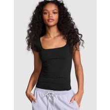 Victoria's Secret Base Stretch Short-Sleeve T-Shirt