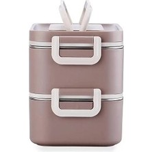 Korkmaz Essentials Warm Brown Food Carrier 2000 ml A5652