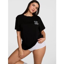 Victoria's Secret Oversized Short-Sleeve Campus T-Shirt
