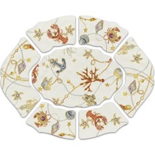 Baci Milano Portofino 7-Piece Melamine Appetizer Set