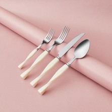 Emsan Velora 24-Piece Cutlery Set For 6 Cream