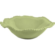 Baci Milano Joke Table Kitchen Melamine Salad Bowl 27 cm Green