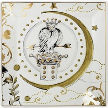 Baci Milano Kosmo Owl Plate 15 cm x 15 cm