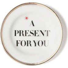 Bitossi Home La Tavola A Present For You Porcelain Small Plate 9.5 cm Cream