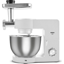 Karaca Multichef Ultra Stand Mixer With Meat Grinder/sausage/kibbeh Attachments Porcelain White 2000W 7l