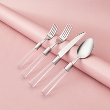 Emsan Mirella 24-Piece Cutlery Set For 6 Clear