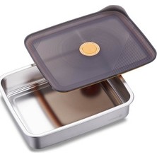 Korkmaz Stora Steel 1700 ml Storage Container A5528-5