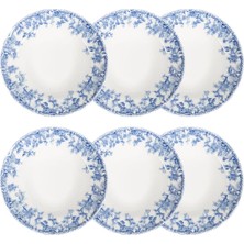 Mudo Home Blue Dream Deep Plate Set Of 6 - 23 cm