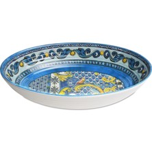 Baci Milano Sicily Bowl 33,5 cm x 23,8 cm Blue