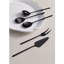The Mia Giallo Serving Set Black 5 Pieces