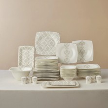 Karaca Fine Pearl Paris 58-Piece Dinnerware Set For 12
