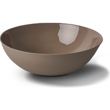 Esma Dereboy Handmade Porcelain Round Large Bowl 24.5 cm Stone