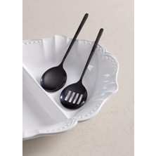 The Mia Giallo Serving Set Black 2 Pieces
