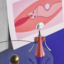 Alessi Anna G. Corkscrew 24,5 cm Pink