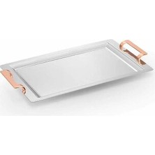 Korkmaz Gala Rose Gold Serving Tray A1785-2