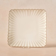 Karaca Daisy Square Dinner Plate 25.5 cm