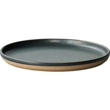 Kinto Ceramic Lab Plate 20 cm Black